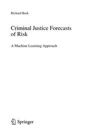 Criminal Justice Forecasts of Risk A Machine Learning Approach  Cover Image