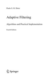 Adaptive Filtering Algorithms and Practical Implementation  Cover Image