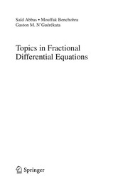 Topics in Fractional Differential Equations Cover Image