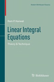 Linear Integral Equations Theory & Technique  Cover Image