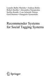 Recommender Systems for Social Tagging Systems Cover Image