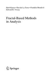 Fractal-Based Methods in Analysis Cover Image