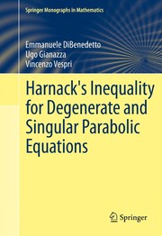 Harnack's Inequality for Degenerate and Singular Parabolic Equations Cover Image