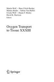 Oxygen Transport to Tissue XXXIII Cover Image