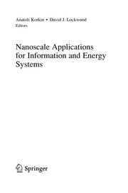 Nanoscale Applications for Information and Energy Systems Cover Image