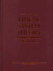 Linear system theory  Cover Image