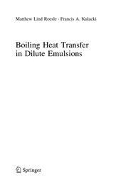 Boiling Heat Transfer in Dilute Emulsions Cover Image