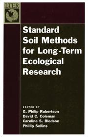 Standard soil methods for long-term ecological research  Cover Image
