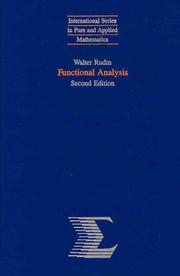 Functional analysis  Cover Image
