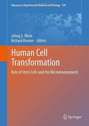 Human Cell Transformation Role of Stem Cells and the Microenvironment  Cover Image