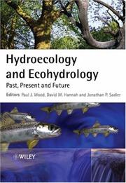 Hydroecology and ecohydrology : past, present and future  Cover Image
