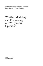 Weather Modeling and Forecasting of PV Systems Operation Cover Image