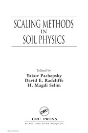 Scaling methods in soil physics  Cover Image