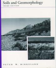 Soils and geomorphology  Cover Image