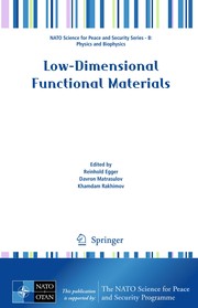 Low-Dimensional Functional Materials Cover Image