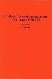 An introduction to linear transformations in hilbert space  Cover Image