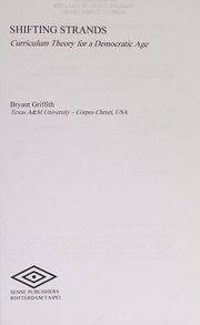 Shifting Strands Curriculum Theory for a Democratic Age  Cover Image