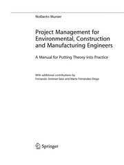 Project Management for Environmental, Construction and Manufacturing Engineers A Manual for Putting Theory into Practice  Cover Image