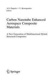Carbon Nanotube Enhanced Aerospace Composite Materials A New Generation of Multifunctional Hybrid Structural Composites  Cover Image