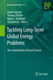 Tackling Long-Term Global Energy Problems The Contribution of Social Science  Cover Image