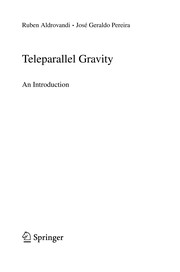 Teleparallel Gravity An Introduction  Cover Image