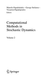 Computational Methods in Stochastic Dynamics Volume 2  Cover Image