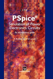 PSpice simulation of power electronics circuits :   an introduction guide /  Cover Image