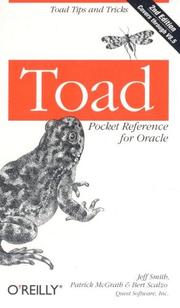 Toad pocket reference for oracle  Cover Image