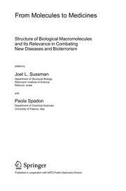 From Molecules to Medicines Structure of Biological Macromolecules and Its Relevance in Combating New Diseases and Bioterrorism  Cover Image