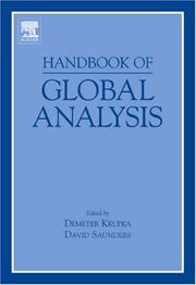 Handbook of global analysis  Cover Image