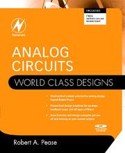 Analog circuits : world class design  Cover Image