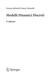 Modelli Dinamici Discreti Cover Image