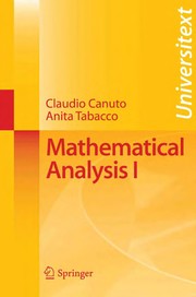 Mathematical Analysis I Cover Image