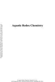 Aquatic redox chemistry  Cover Image
