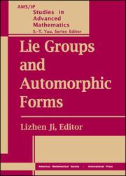 Lie groups and automorphic forms : proceedings of the 2003 summer program, Zhejiang University, Center of Mathematical Sciences, Hangzhou, China  Cover Image