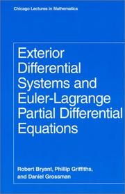 Exterior differential systems and Euler-Lagrange partial differential equations  Cover Image