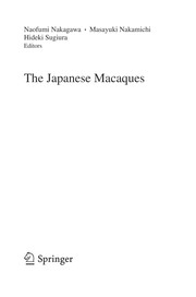 The Japanese Macaques Cover Image