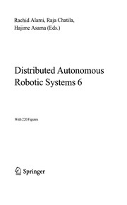 Distributed Autonomous Robotic Systems 6 Cover Image