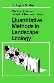 Quantitative methods in landscape ecology : the analysis and interpretation of landscape heterogeneity  Cover Image