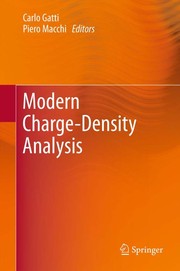 Modern Charge-Density Analysis Cover Image