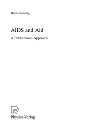 AIDS and Aid A Public Good Approach  Cover Image