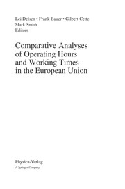 Comparative Analyses of Operating Hours and Working Times in the European Union Cover Image