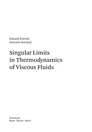 Singular Limits in Thermodynamics of Viscous Fluids Cover Image