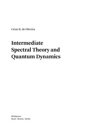 Intermediate Spectral Theory and Quantum Dynamics Cover Image