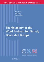 The Geometry of the Word Problem for Finitely Generated Groups Cover Image