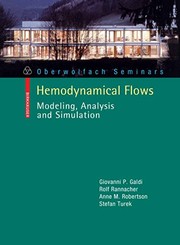 Hemodynamical Flows Modeling, Analysis and Simulation  Cover Image