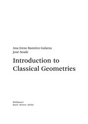 Introduction to Classical Geometries Cover Image