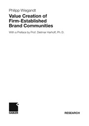 Value Creation of Firm-Established Brand Communities Cover Image