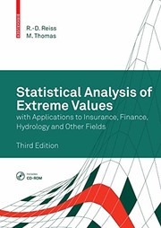 Statistical Analysis of Extreme Values with Applications to Insurance, Finance, Hydrology and Other Fields  Cover Image