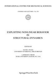 Exploiting Nonlinear Behavior in Structural Dynamics Cover Image